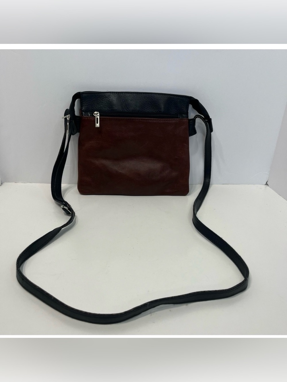 PELLETTERIA di Mario genuine leather crossbody purse